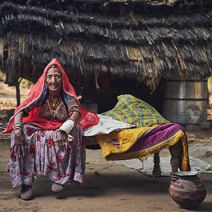 Voyage au village de l'inde