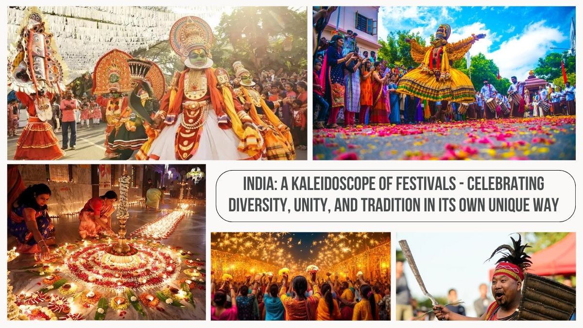 INDIA: A Kaleidoscope of Festivals - Celebrating Diversity, Unity, and Tradition in its own unique way